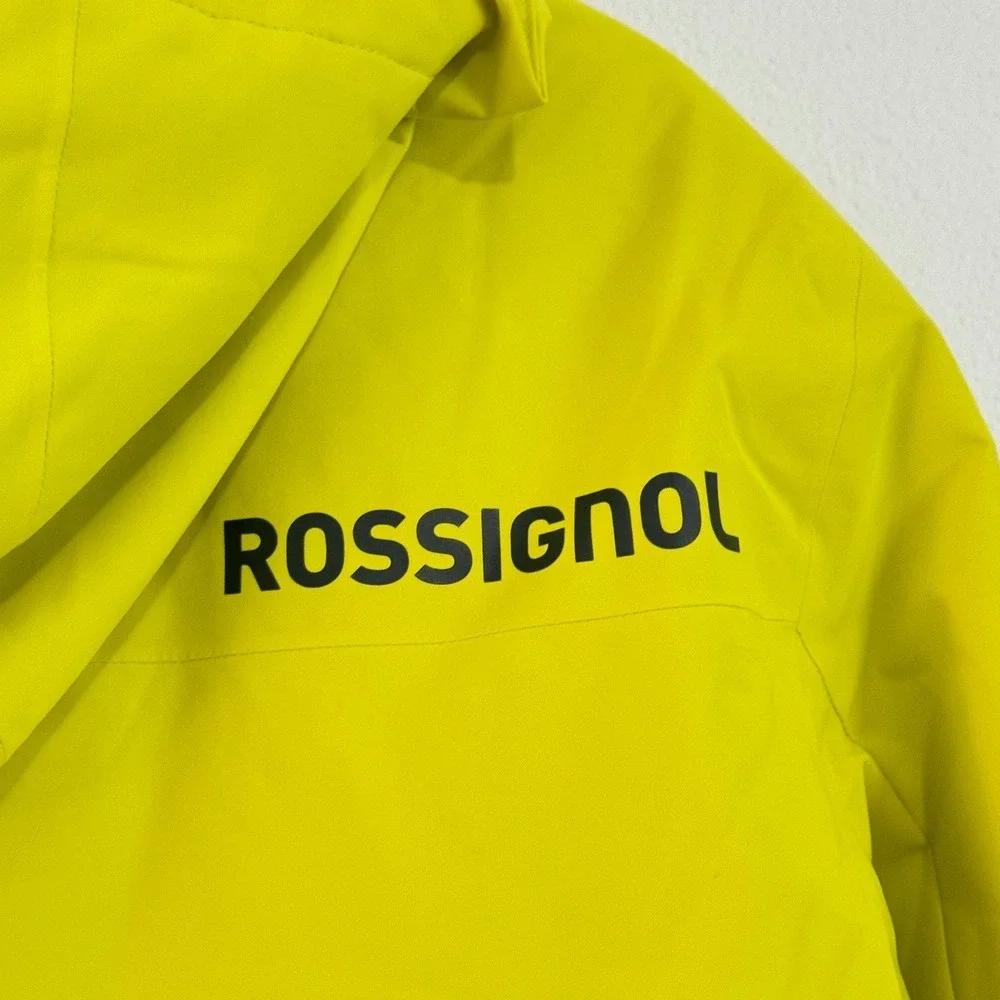 Rossignol Men's Strawpile Insulated Hooded Ski & Snowboard Jacket - Yellow
